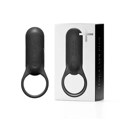 cock ring size tips solutions-Tenga SVR Plus Smart Vibe Ring Black