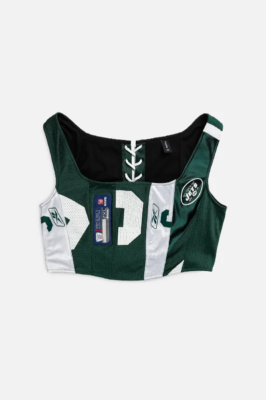 Corset for festival outfit-Rework NY Jets NFL Corset - XL