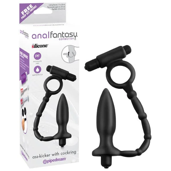 anal toys with smooth surface-Anal Fantasy Collection Ass-Kicker With Cockring