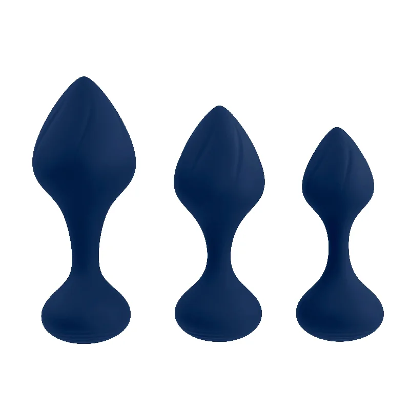 anal toys for intimate vibes-Tail Trainer - Anal Training Kit - Navy