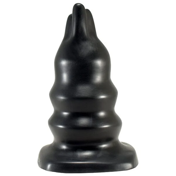 dildo discount resources-SquarePegToys® Trainer - Firmer Black Fisting-Prep Dildo