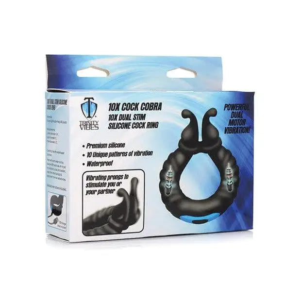 cock ring size hacks solutions-Trinity Men 10x Cobra Dual Stimulation Silicone Cock Ring