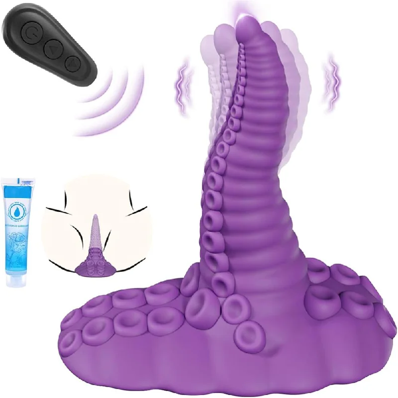 dildo safety standards-Ika® Fantasy Dragon Vibrating Suction Cup Dildo Silicone Tentacle Sucker