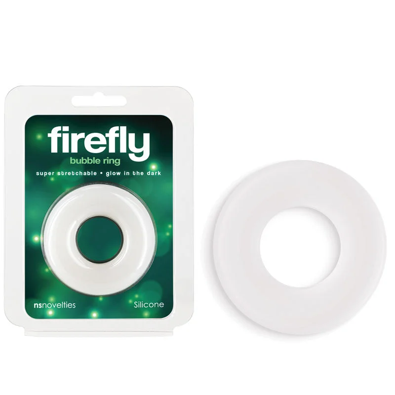 cock ring performance review-Firefly - Bubble Ring - Large - Glow in Dark Large Cock Ring