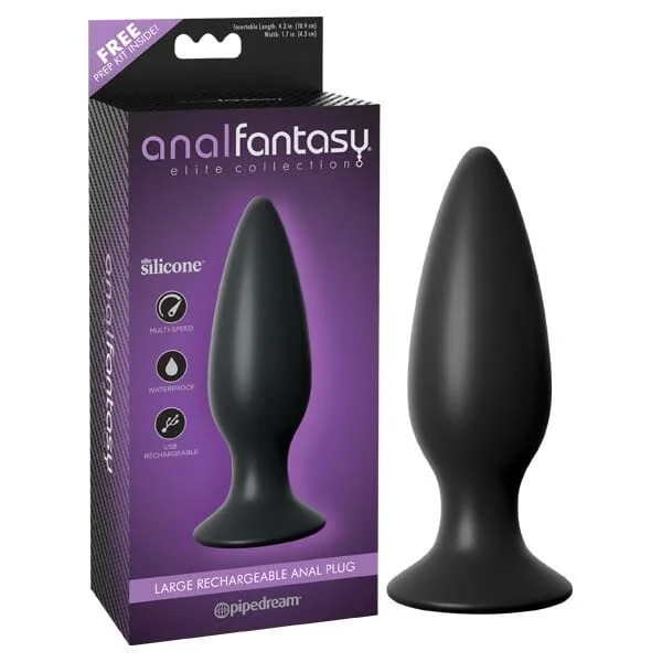 anal toys with premium feel-Anal Fantasy Elite Collection Large Rechargeable Anal Plug