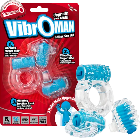 cock ring comfort reviews-Vibroman (Blue)