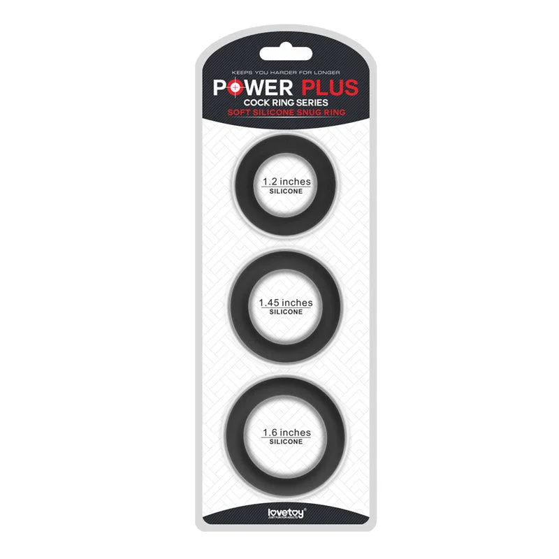 cock ring size benefits tips-Power Plus Soft Silicone Snug Ring Cock Ring