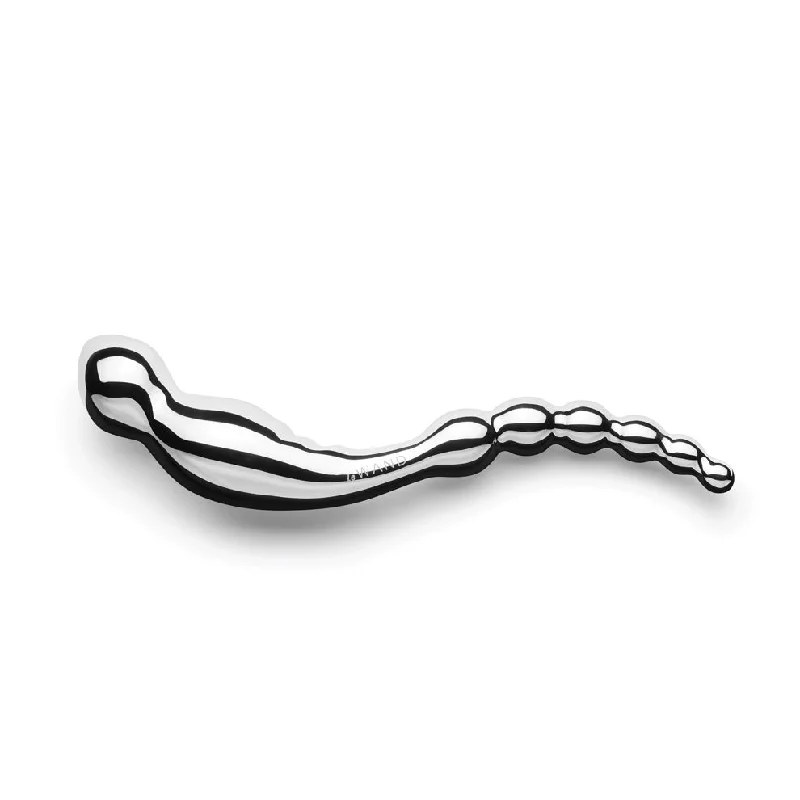 dildo vibration guides-Le Wand Stainless Steel Swerve Dildo