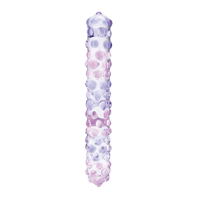 dildo hygiene guides-Iris Indulgence Smooth Nubby Glass G-Spot Dildo