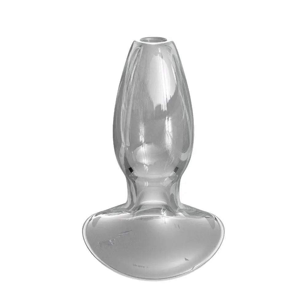 anal toys with unique patterns-Anal Fantasy Beginners Glass Gaper Hollow Butt Plug