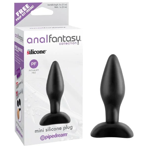 anal toys with easy cleanup-Anal Fantasy Collection Mini Silicone Plug