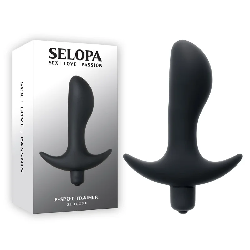 anal toys with ergonomic shape-Selopa P-SPOT TRAINER -  12.7 cm Vibrating Prostate Massager