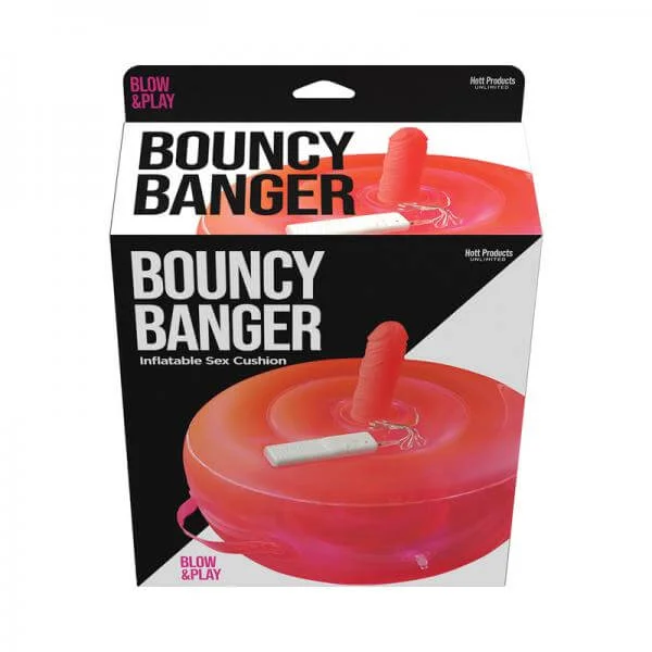 dildo subscription perks-Bouncy Banger Inflatable Play Cushion with Wire Control Dildo | Adjustable Speeds