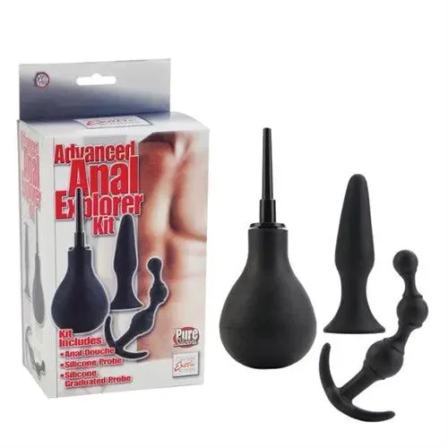 anal toys for solo pleasure-Anal Explorer Kit - Black